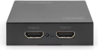Splitter HDMI Digitus 1x2, 4K, deri 2 monitorë, i zi
