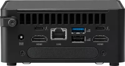 Mini PC barebone ASUS NUC 14 Pro NUC14RVHi3, DDR5-SDRAM, Ethernet LAN, Wi-Fi 6E, e zezë