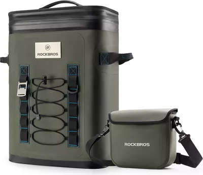 Çantë shpine termike Rockbros 3016001301, 20l + 2.5l, e gjelbër, set