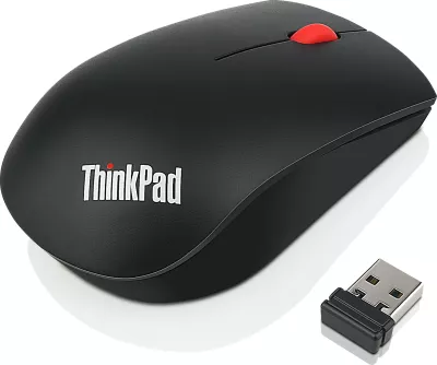 Maus Lenovo 4X30M56887, Ambidextrous, Optical, RF Wireless, 1200 DPI, Black, Red