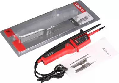 Tester tensioni dhe vazhdimësie UNI-T UT15B, LED, IP65, 0-690V, kuqe/gri