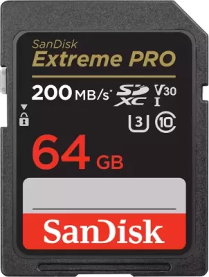 Kartelë memorie SDHC SanDisk Extreme PRO SDSDXXU-064G-GN4IN 64GB, UHS-I U3/V30, deri 200MB/s