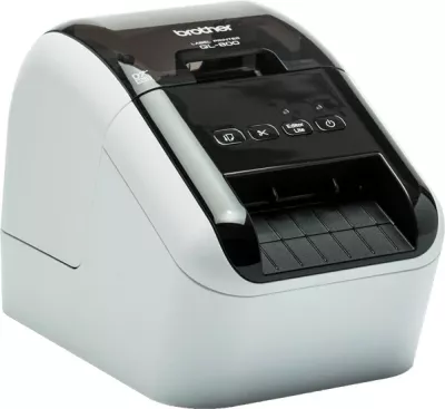 Printer etiketash Brother QL-800, 300x600 DPI, lidhje me kabllo, zi/gri