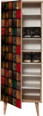 Organizues këpucësh melamine, ngjyrë sonama, FH8954.01, 50x38x135 cm