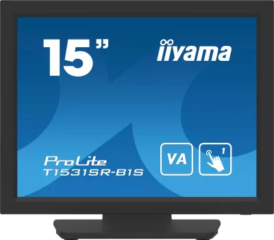 Monitor iiyama T1531SR-B1S, 15", XGA, Touchscreen, i zi