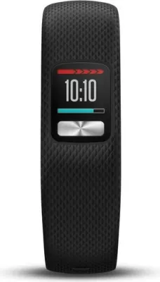 Smartwatch Garmin vívofit 4, rrip i zi, madhësia L, 365 ditë bateri, waterproof