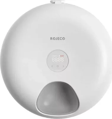 Ushqyes automatik Rojeco 6 Meals, 3600mAh, i bardhë