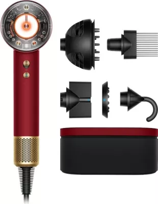 Tharëse flokësh Dyson Supersonic Nural, e kuqe/ari