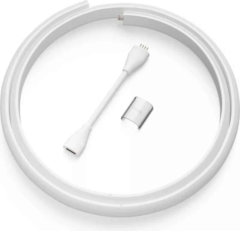 Dritë LED Philips Hue White and Colour Ambience Gradient Lightstrip Extension 1 Metër, Bluetooth/Zigbee, Bardhë