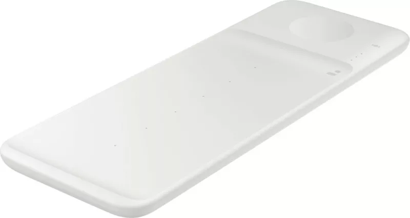 Karikues wireless Samsung Trio, USB, i bardhë