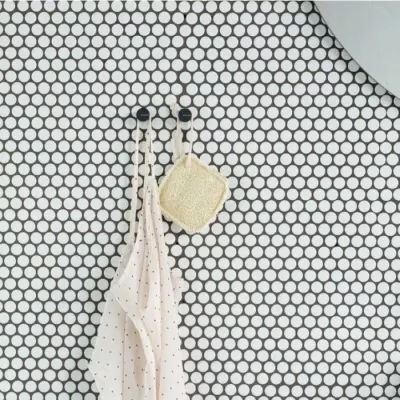 Kuke peshqiri Brabantia MINDSET MPN 303401, montim në mur, deri 2 kg, mineral grey, set 2 copë