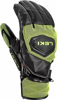Doreza skijimi Leki WCR Venom GS 3D Lobster, madhësia 10.5, zezë/jeshile