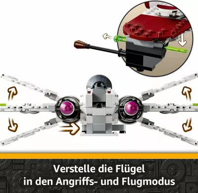Set ndërtimi LEGO Star Wars ARC-170 Starfighter, shumëngjyrësh