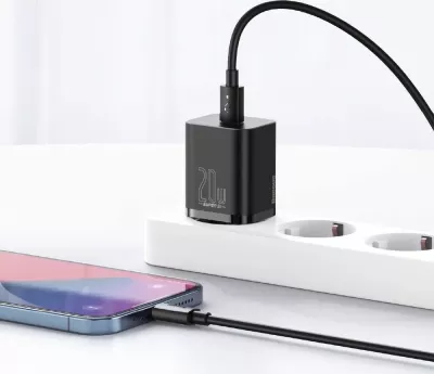 Karikues Baseus CCSUP-B01 20W 1x USB-C 3A, i zi