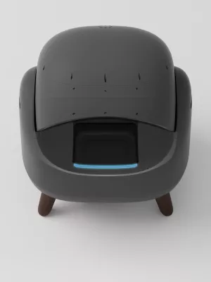 kuti rëre smart automatike për mace Catlink C08 Scooper OPEN-X, me Wi‑Fi/app, 4 L rërë + 12 L depo mbetjesh, gri