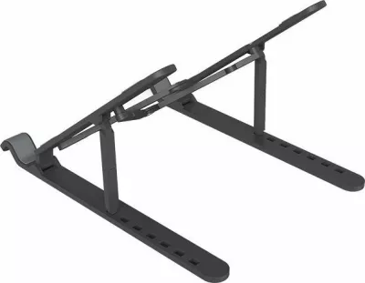 Mbajtëse laptopi Orico PFB-A24, e palosshme, rregullim këndi 7 nivele, deri 17", e zezë