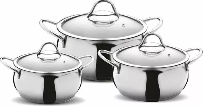 Set tenxheresh inox (6 copë), Hermia, SAU6