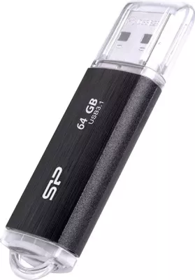 USB Flash Drive Silicon Power Blaze B02, 64GB, Lloji A, Gjen 1, e zezë