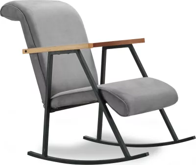 Karrige lëkundëse Atelier del Sofa, Yoka, ngjyrë gri