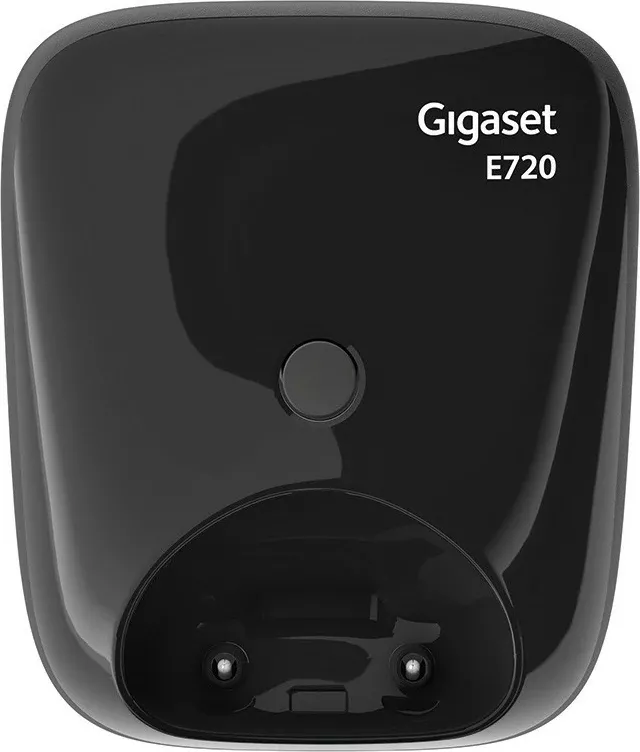 Telefon Gigaset E720, Analog/DECT, Pa tel, 200 kontakte, SMS, Caller ID, Ngjyrë e zezë
