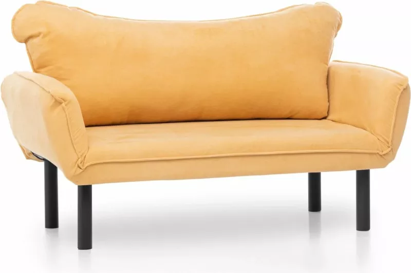 Divan-krevat 2 vendësh Atelier del Sofa, ngjyrë mustard