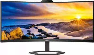 Monitor PHILIPS 34E1C5600HE 34\" VA WQHD 100Hz, USB-C PD 65W, curved 1500R, webcam 5MP