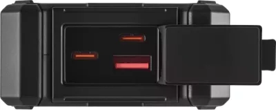 Powerbank SANDBERG Solar Powerbank CampLED 20000 20000mAh (74Wh), 2x USB-C + 1x USB-A, PD/PPS/SCP, IP65, me dritë kampingu 200lm, i zi