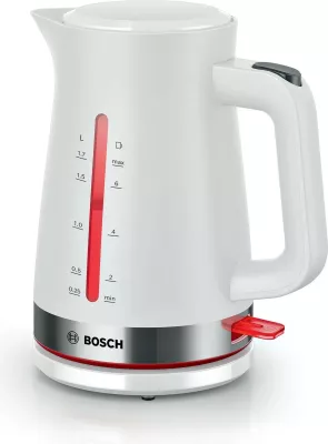 Çajnik Bosch TWK4M221, 1.7 L, 2400 W, Bardhë