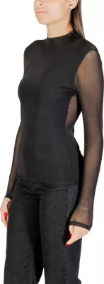 Bluzë Only Onlerica Life Mesh L/S Top JRS 15141298 për femra, e zezë [Madhësia: L]