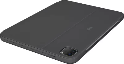 Mbështjellës me tastierë Logitech Combo Touch për iPad Pro 11 M4, QWERTY Italiane, trackpad, graphite
