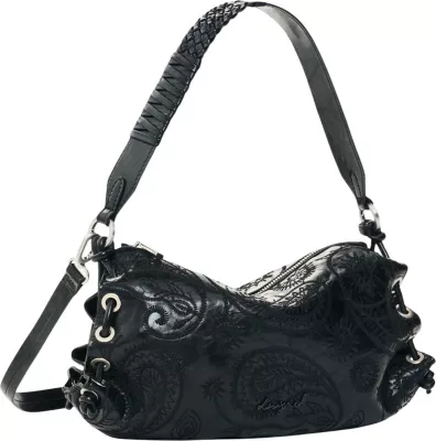 Çantë crossbody për femra Desigual Siroco Xela 26WAXP09, e zezë