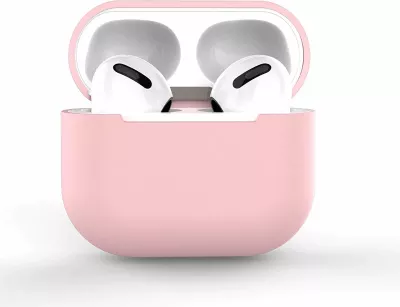Mbështjellës silikon për kufje AirPods Pro Hurtel, Rozë