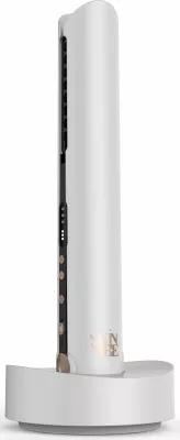 Drejtues flokësh SkinVibe Luna MiniWireless SV-003WH 22 W, pa kabllo, pllaka qeramike 20 mm, 3 temperatura 165-210°C, ekran LCD, fikje automatike, i bardhë