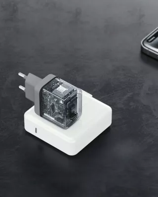 Karikues rrjeti Aukey PA-C2 45W 1x USB-C PD 3.0 GaN, gri