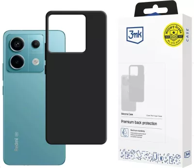 Mbështjellës silikoni 3mk për Xiaomi Redmi Note 13 Pro 5G, zi