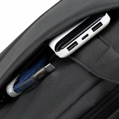 çantë laptopi RIVACASE Tivoli 8731, 15.6", me rrip shpatulle i rregullueshëm, gri