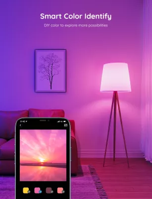 Llambë LED smart Govee RGBWW E27 800 lm