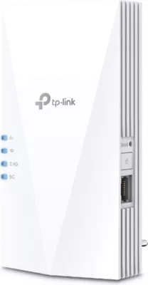 përsëritës Wi‑Fi, TP-Link RE500X, dual-band 2.4/5 GHz, portë Ethernet, i bardhë