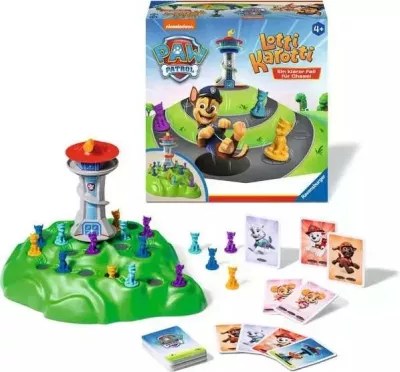 Lojë tavoline Ravensburger Lotti Karotti Paw Patrol, për familje, 2-4 lojtarë, shumëngjyrëshe