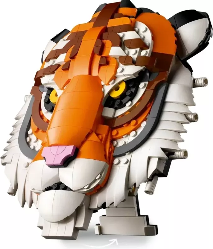 Set LEGO ART The Fauna Collection Tiger 31217 për të rritur, 744 pjesë