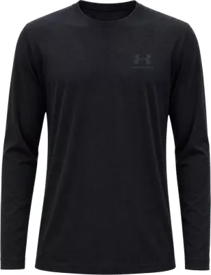 Maicë me mëngë të gjata Under Armour UA Sportstyle Left Chest LS 77-1329585 për meshkuj, e zezë [Madhësia: S]