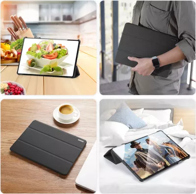 Mbështjellës tablet Dux Ducis Domo për Huawei MatePad Pro 11'' (2022), me qëndrim, i zi