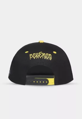 Kapelë snapback Difuzed Pokémon Angry Pika, pambuk twill, e zezë/verdhe