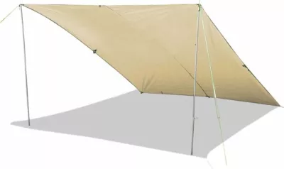 Tendë hije BRUNNER UV SUNNY 2x3m, bezhë, set me 2 shtylla
