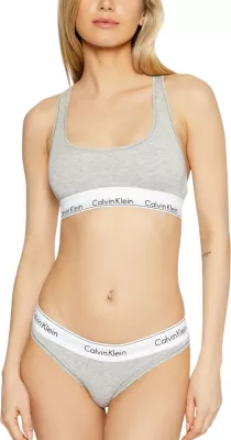 Sutjenë për femra Calvin Klein Underwear F3785E, gri e çelët [Madhësia: XS]