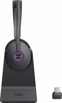 Kufje Yealink BH74, Bluetooth, ANC, USB-C/A, e zezë
