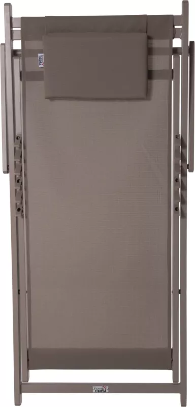 Karrige lounge profesionale KEA FH5076.03 alumin & textilene ngjyrë shampanje 59,5x102,5x94H cm