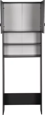 Mobilje për lavatriçe TERRY FH9122.13 me kabinet dhe rafte melamine gri 64x29x181H cm