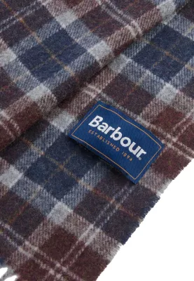 Shall për meshkuj Barbour Tartan Lambswool USC0001, kafe-blu