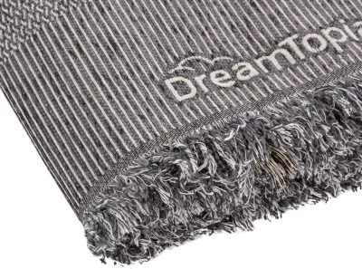 Mbulesë divani me franja DREAMTOPIA FH12162.06 ngjyrë gri 245X170cm